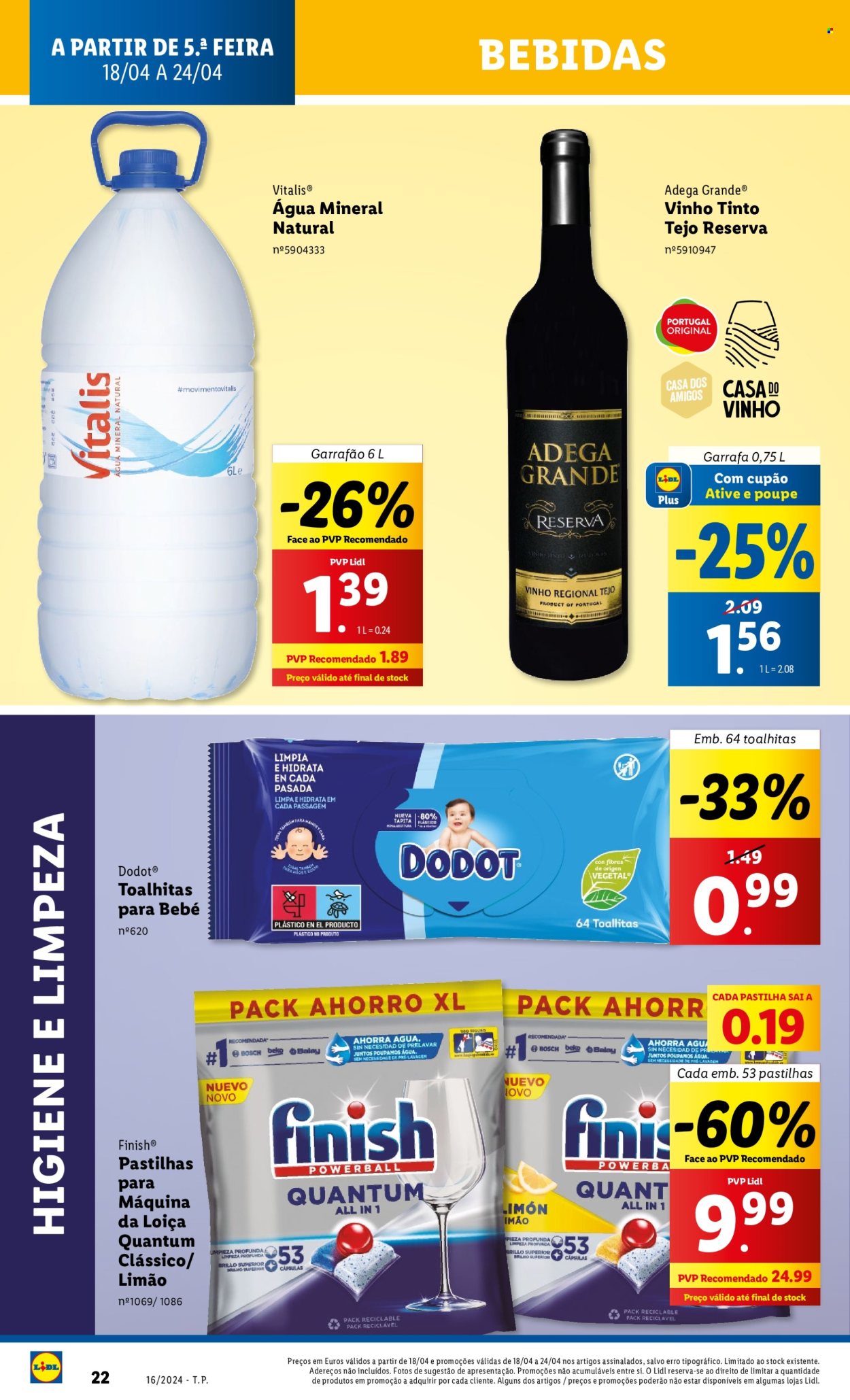 Folheto Lidl - 18.4.2024 - 24.4.2024. Página 22