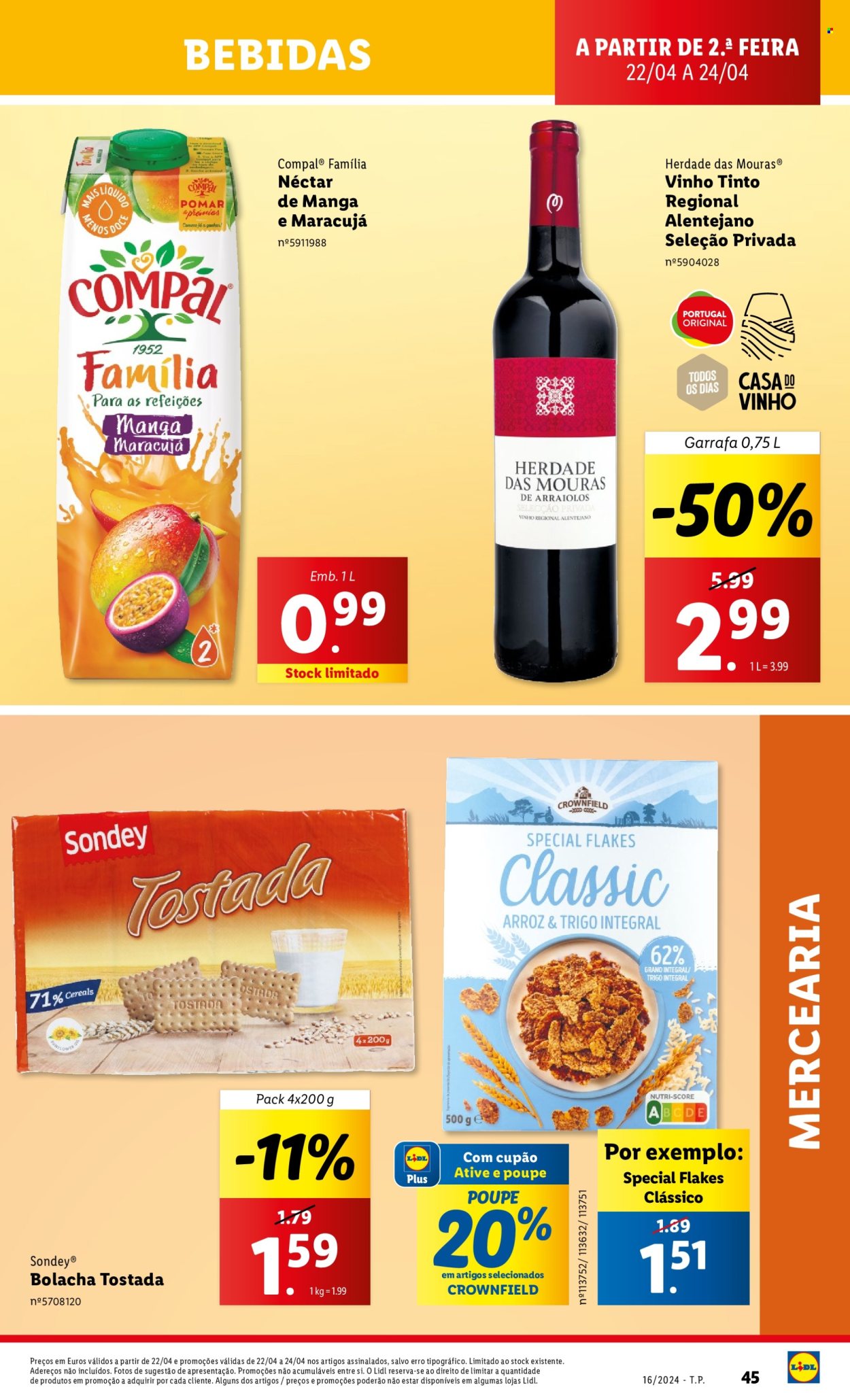 Folheto Lidl - 18.4.2024 - 24.4.2024. Página 45