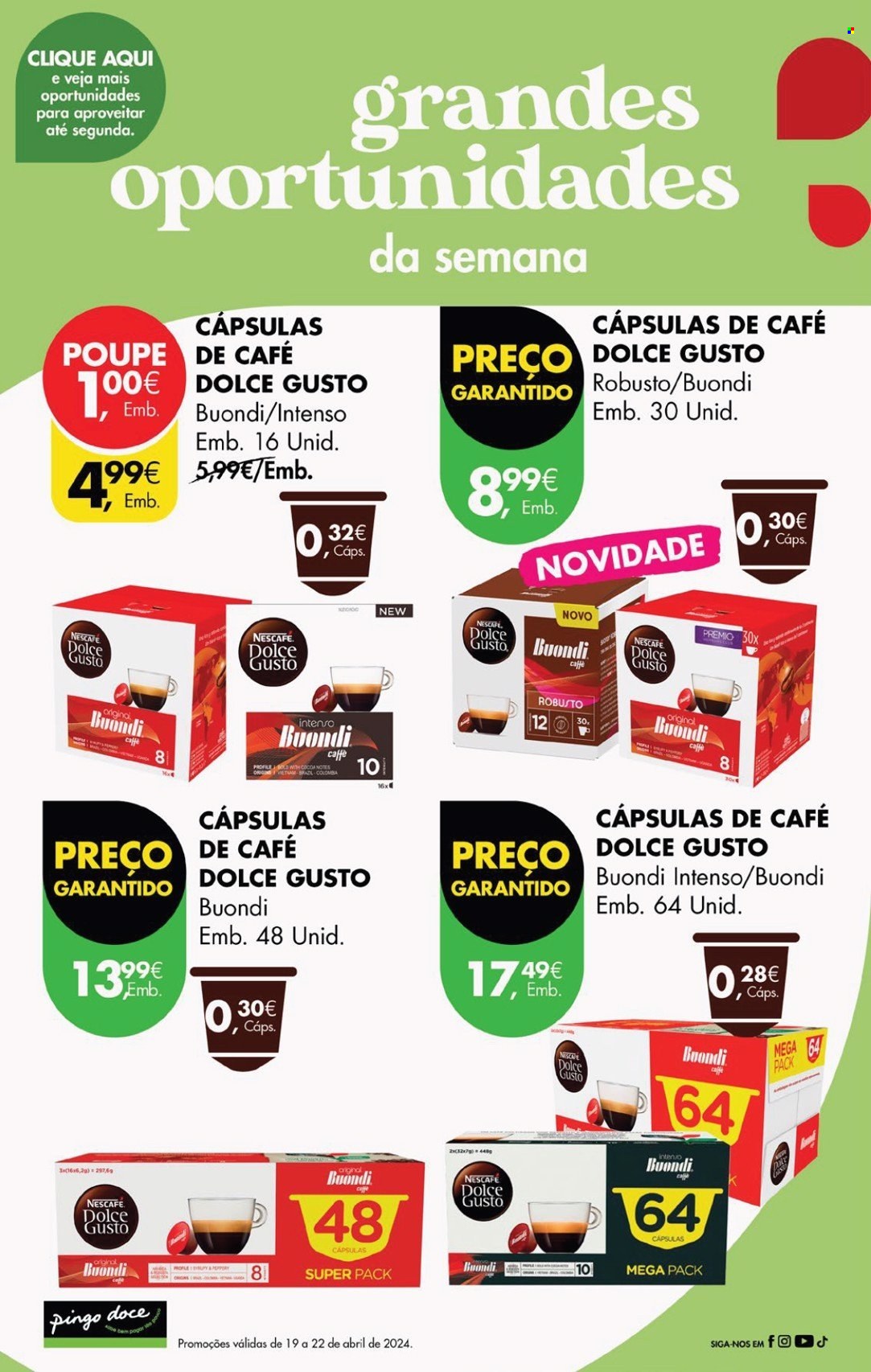 Folheto Pingo Doce - 19.4.2024 - 22.4.2024. Página 19