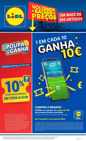 Folheto Lidl - 25.4.2024 - 1.5.2024.