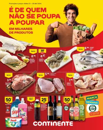 Folheto Continente Modelo - 23.4.2024 - 29.4.2024.