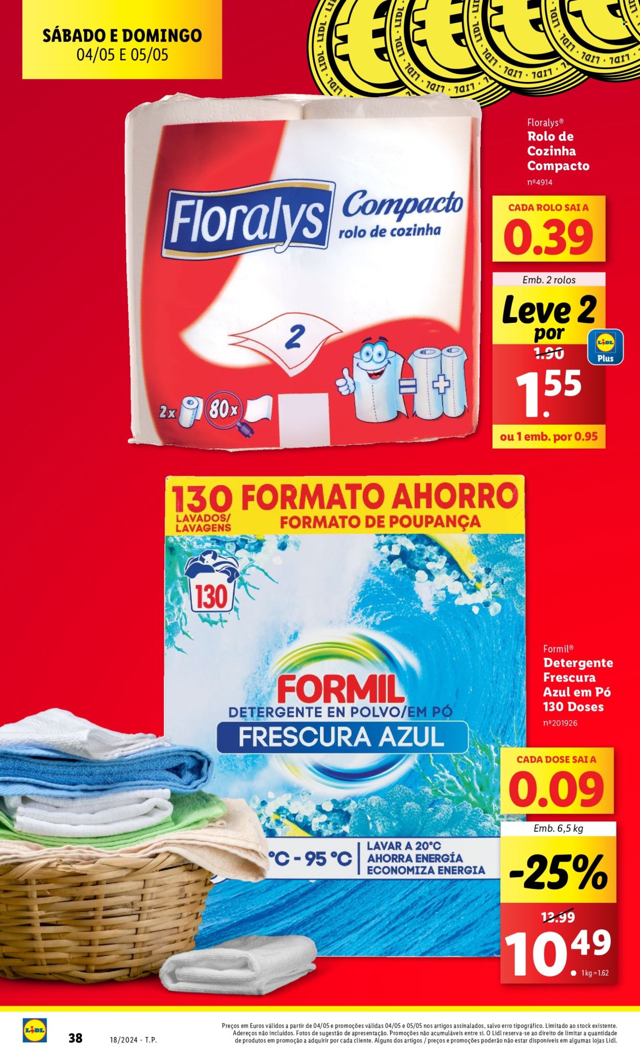 Folheto Lidl - 2.5.2024 - 8.5.2024. Página 38