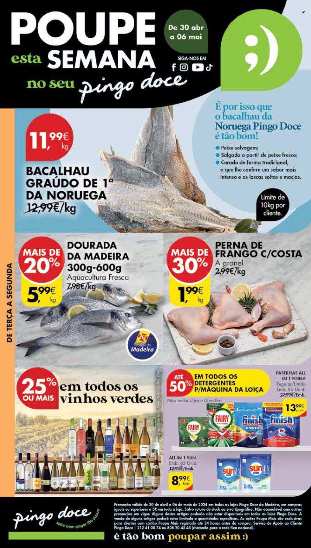 Folheto Pingo Doce - 30.4.2024 - 6.5.2024. Página 1