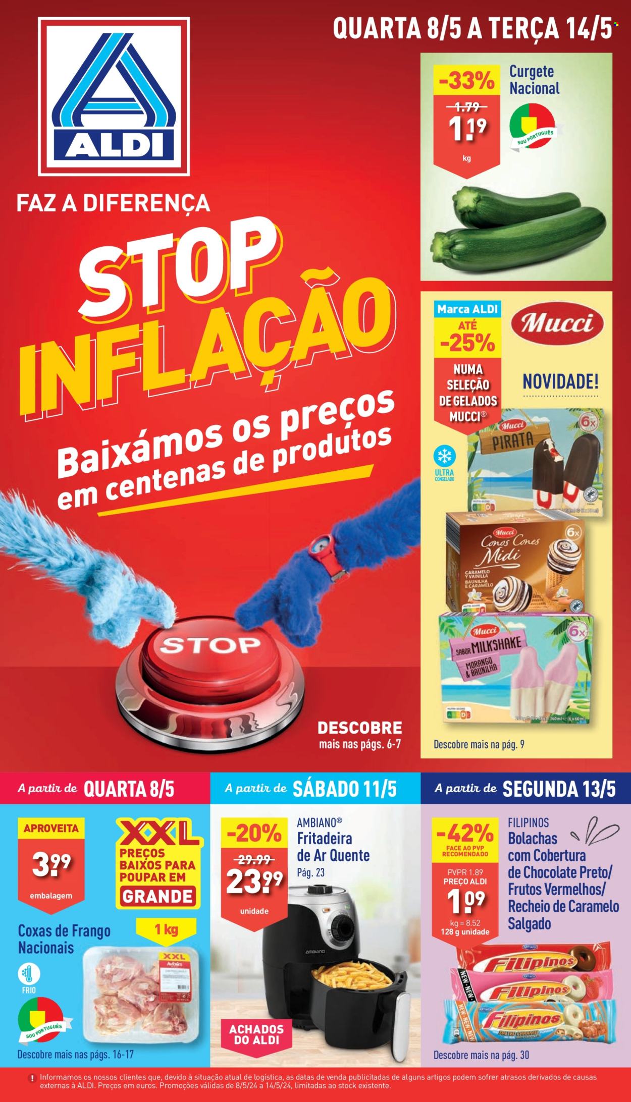 Folheto Aldi - 8.5.2024 - 15.5.2024. Página 1