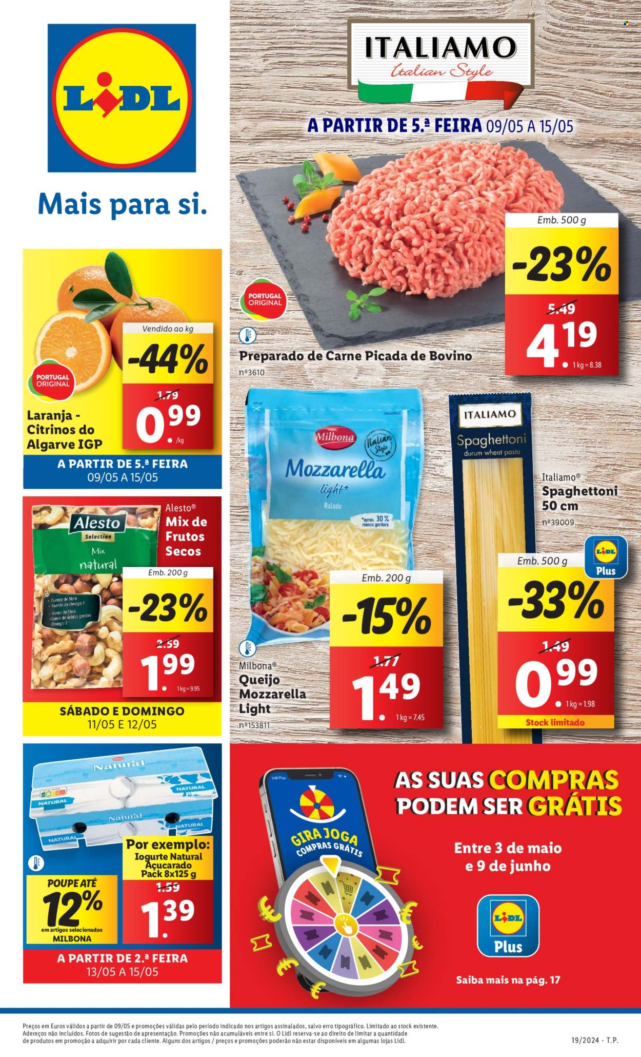 Folheto Lidl - 9.5.2024 - 15.5.2024. Página 1