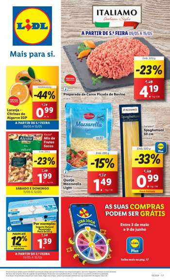 Folheto Lidl - 9.5.2024 - 15.5.2024.