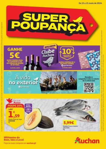 Folheto Auchan - 15.5.2024 - 21.5.2024.