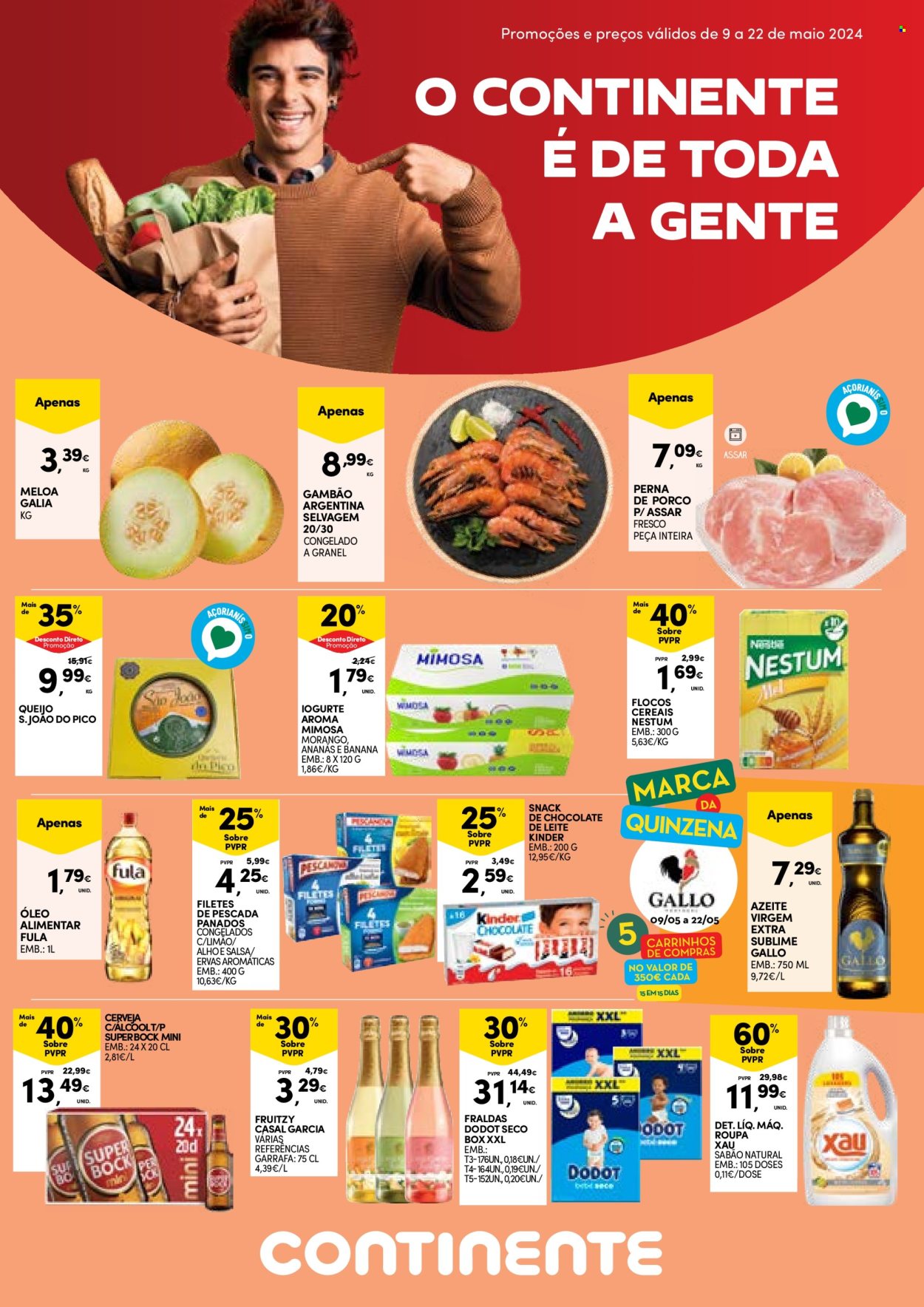 Folheto Continente Modelo - 9.5.2024 - 22.5.2024. Página 1