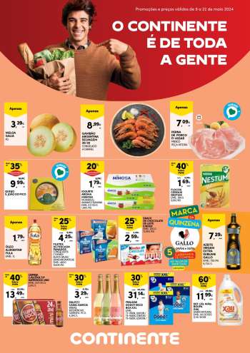 Folheto Continente Modelo - 9.5.2024 - 22.5.2024.