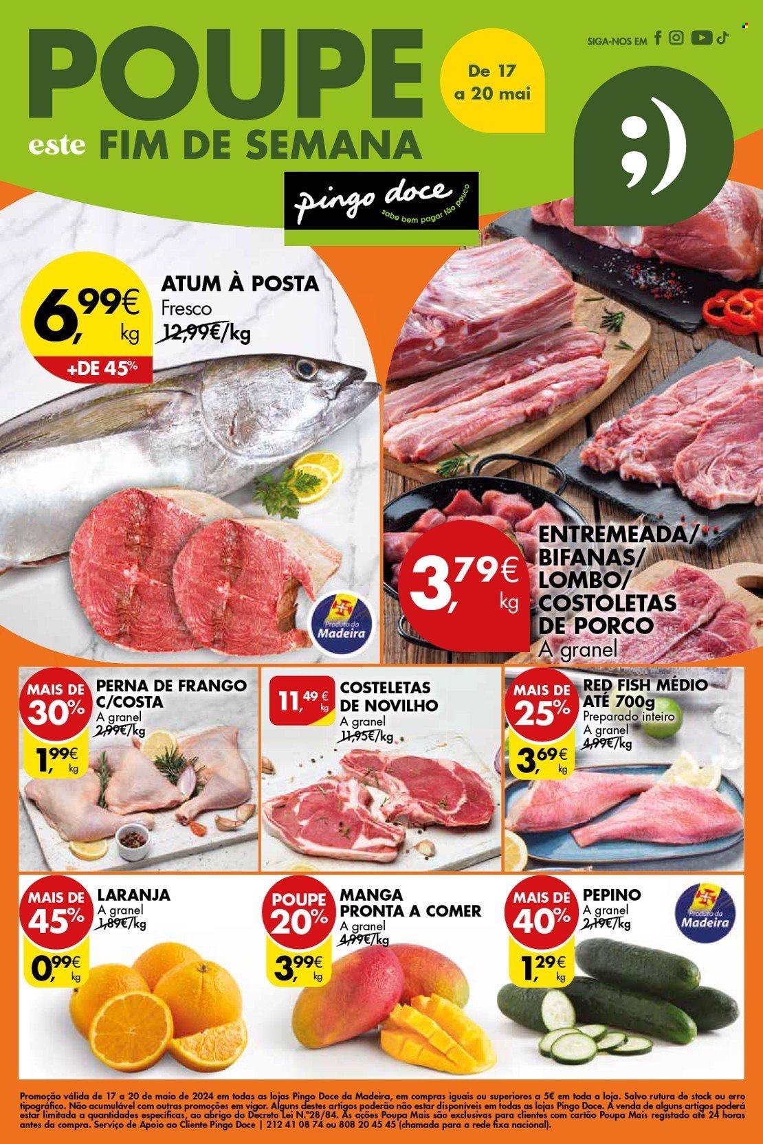 Folheto Pingo Doce - 17.5.2024 - 20.5.2024. Página 1