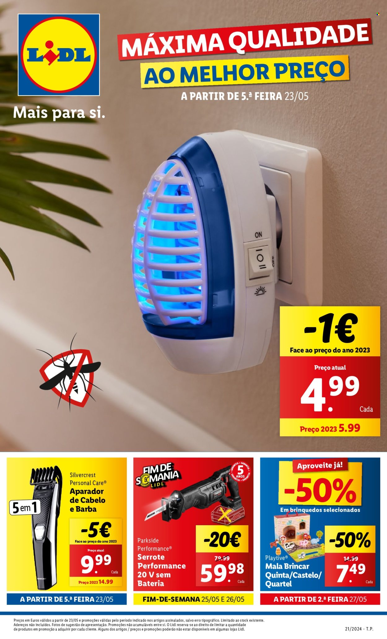 Folheto Lidl - 23.5.2024 - 29.5.2024. Página 1