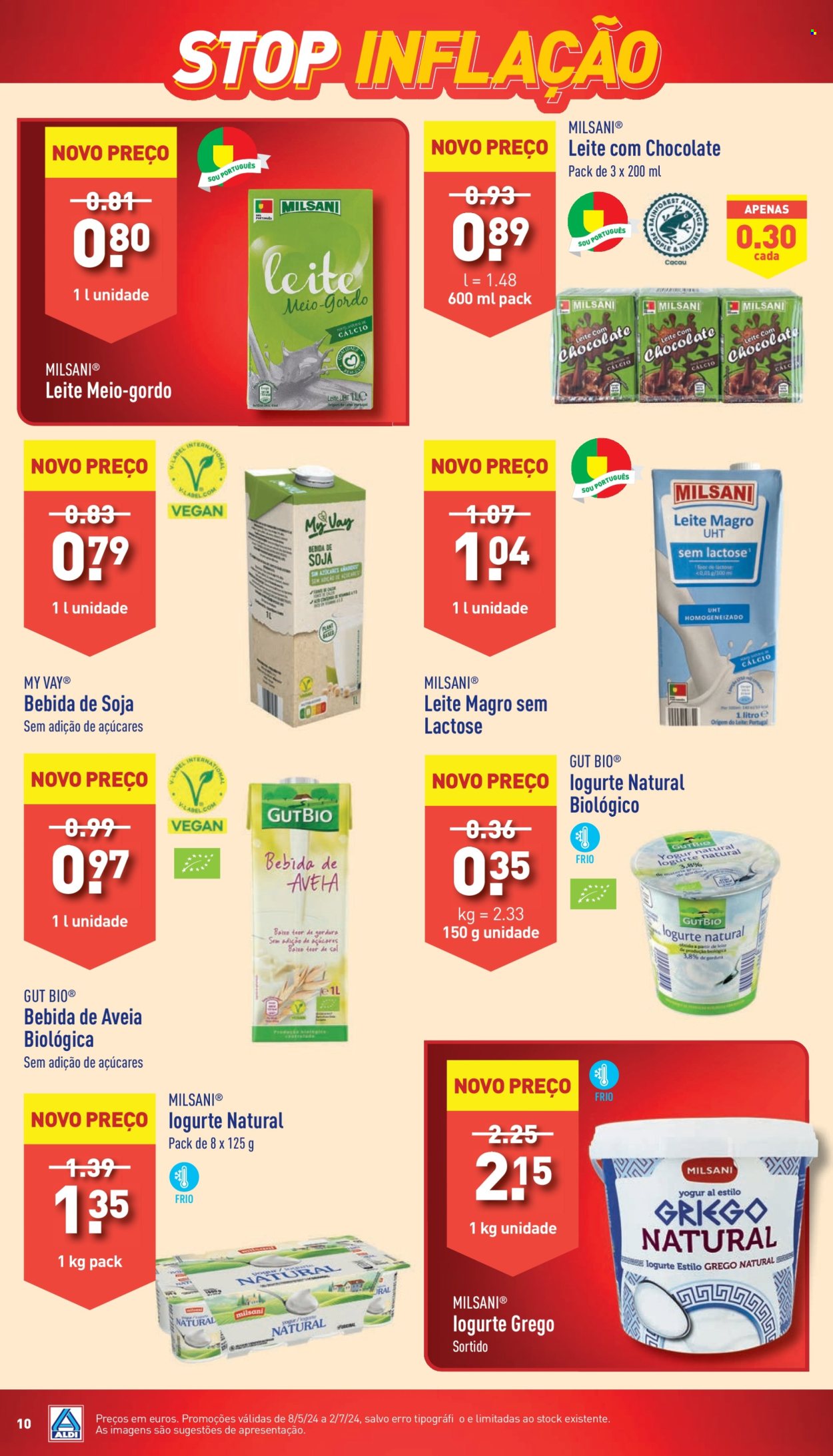 Folheto Aldi - 8.5.2024 - 2.7.2024. Página 10
