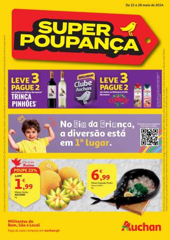 Folheto Auchan - 22.5.2024 - 28.5.2024.
