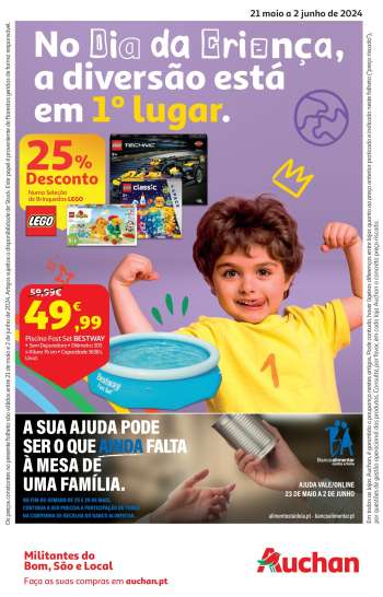Folheto Auchan - 21.5.2024 - 2.6.2024.