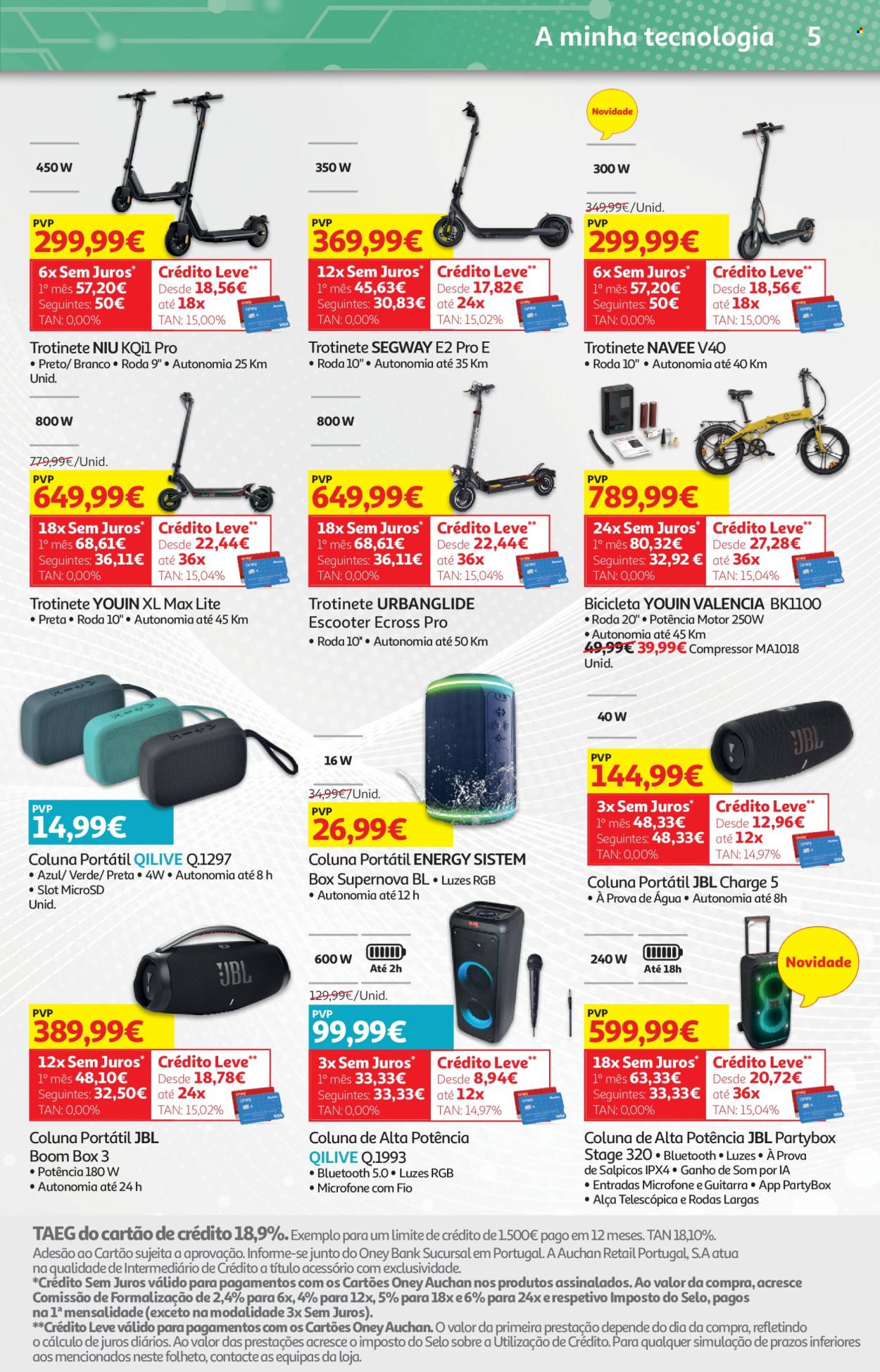 Folheto Auchan - 21.5.2024 - 2.6.2024. Página 40