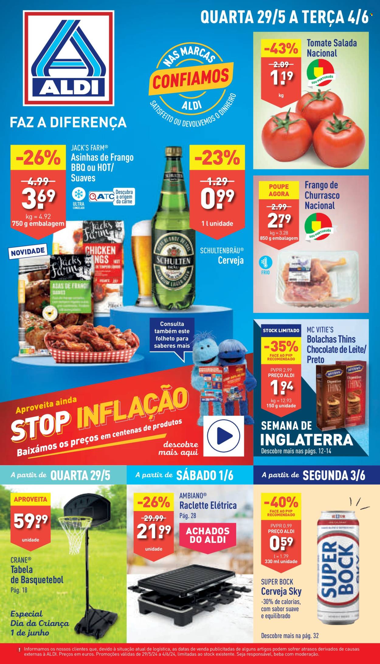 Folheto Aldi - 29.5.2024 - 4.6.2024. Página 1