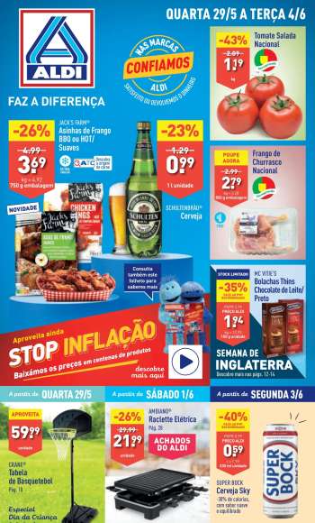 Folheto Aldi - 29.5.2024 - 4.6.2024.