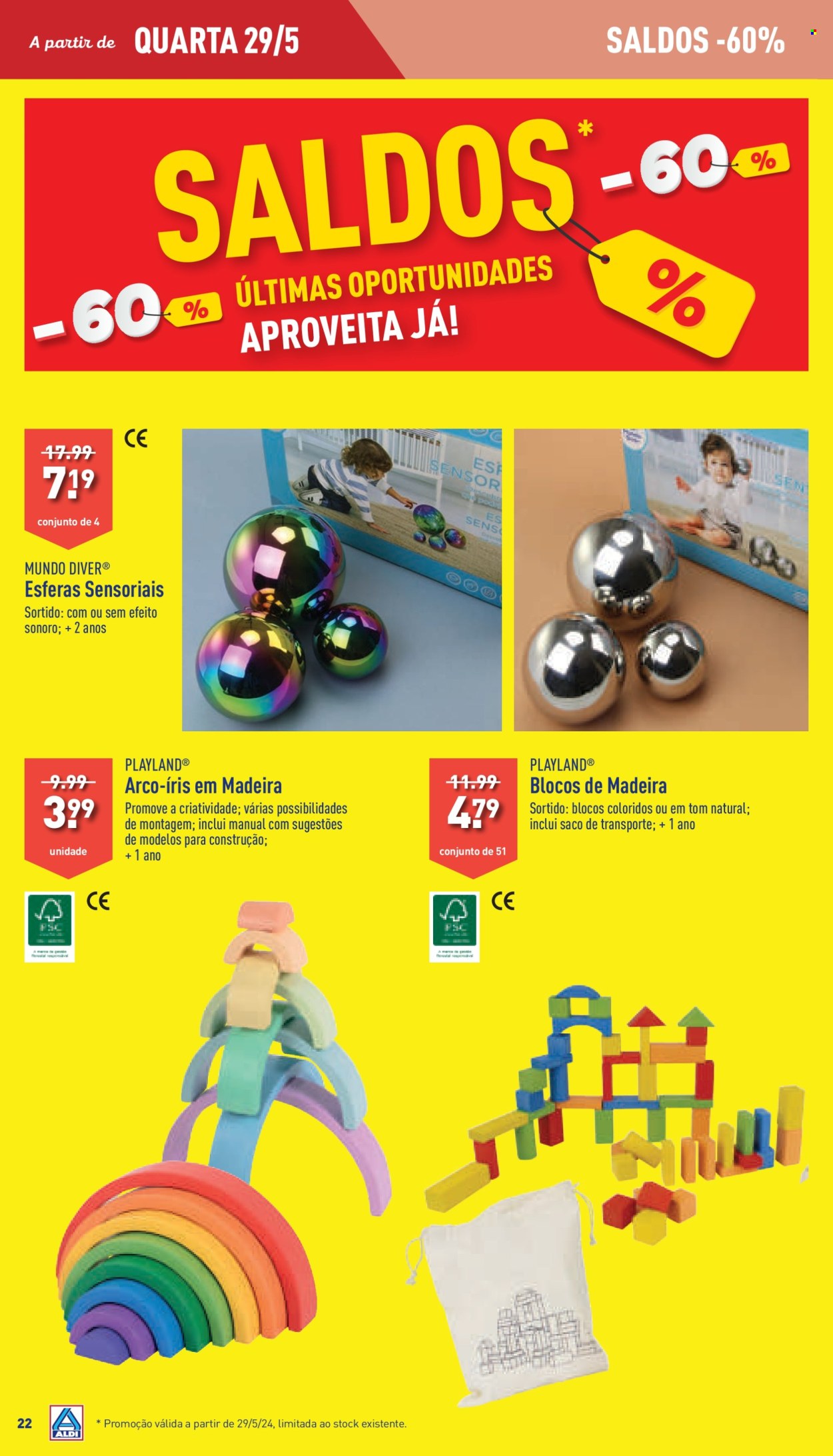 Folheto Aldi - 29.5.2024 - 4.6.2024. Página 22