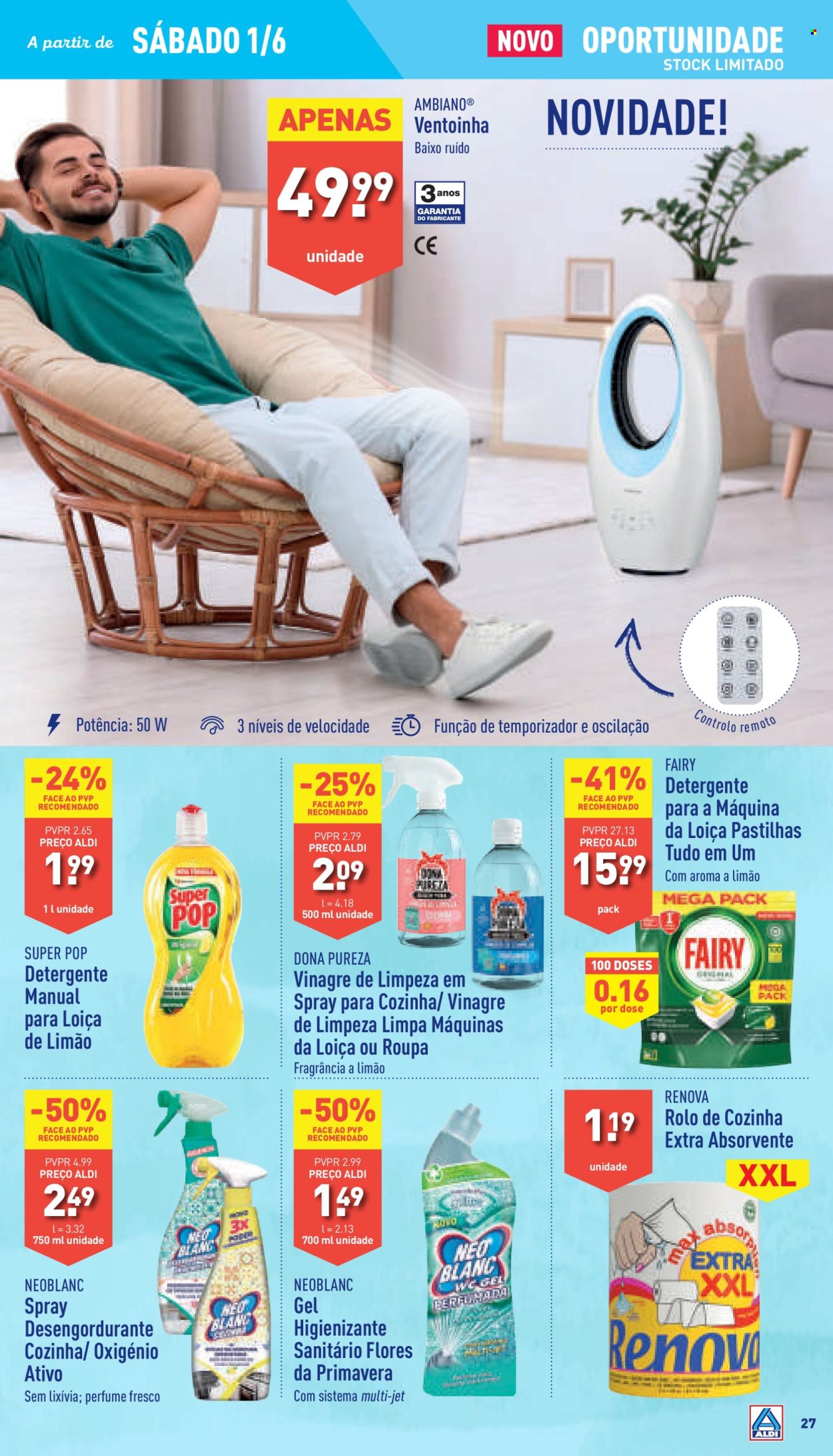 Folheto Aldi - 29.5.2024 - 4.6.2024. Página 27