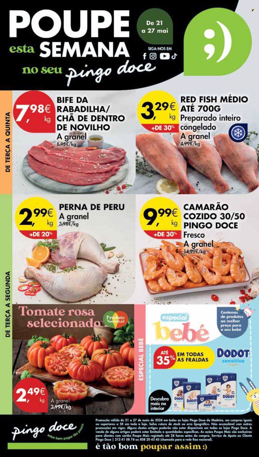 Folheto Pingo Doce - 21.5.2024 - 27.5.2024. Página 1