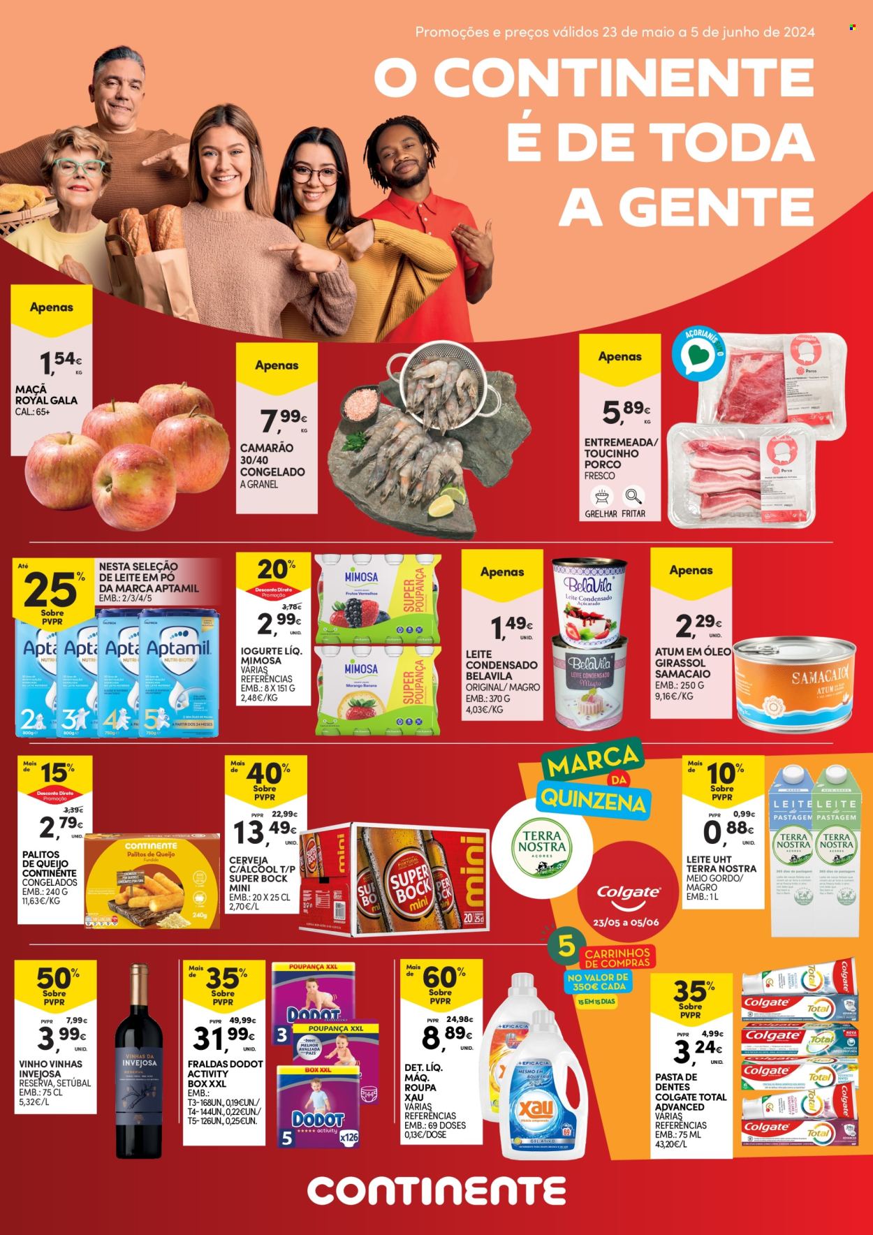 Folheto Continente Modelo - 23.5.2024 - 5.6.2024. Página 1