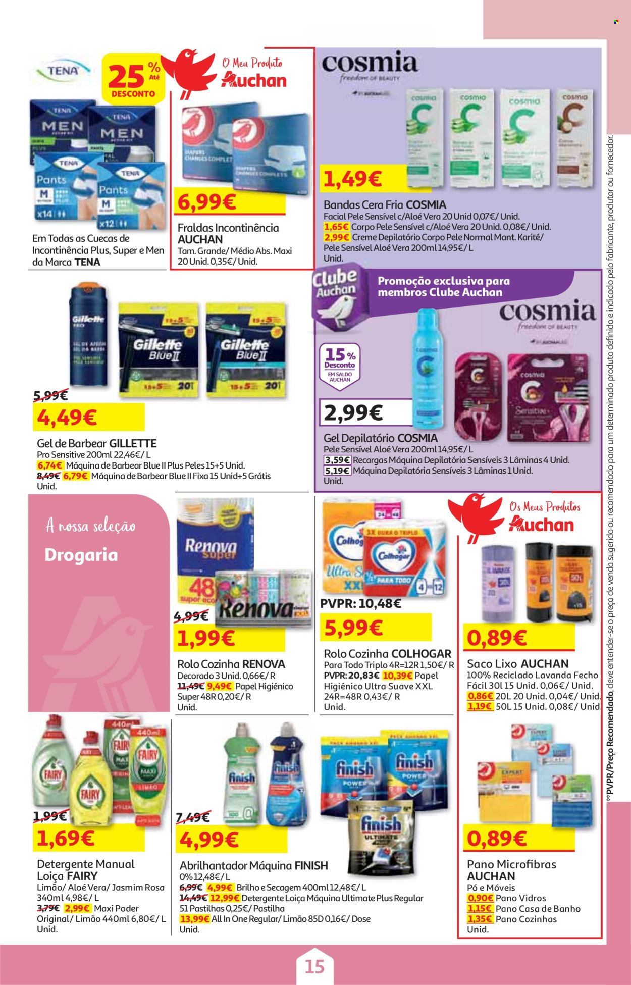 Folheto Auchan - 3.6.2024 - 18.6.2024. Página 15