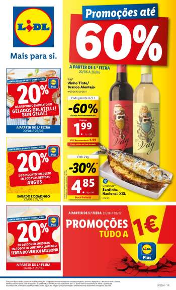 Folheto Lidl - 20.6.2024 - 26.6.2024.