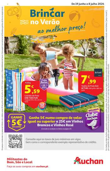 Folheto Auchan - 19.6.2024 - 8.7.2024.