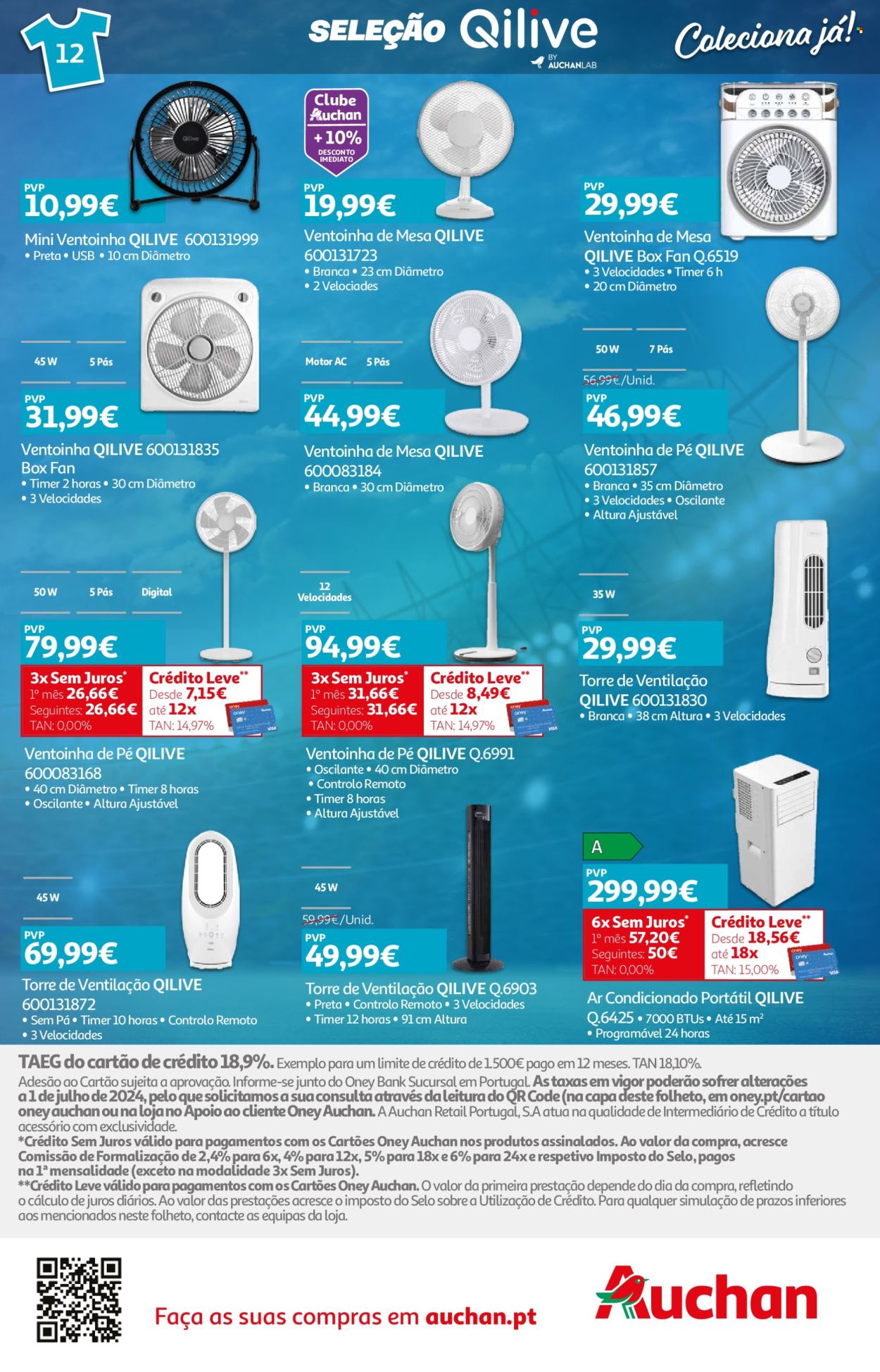 Folheto Auchan - 19.6.2024 - 8.7.2024. Página 12