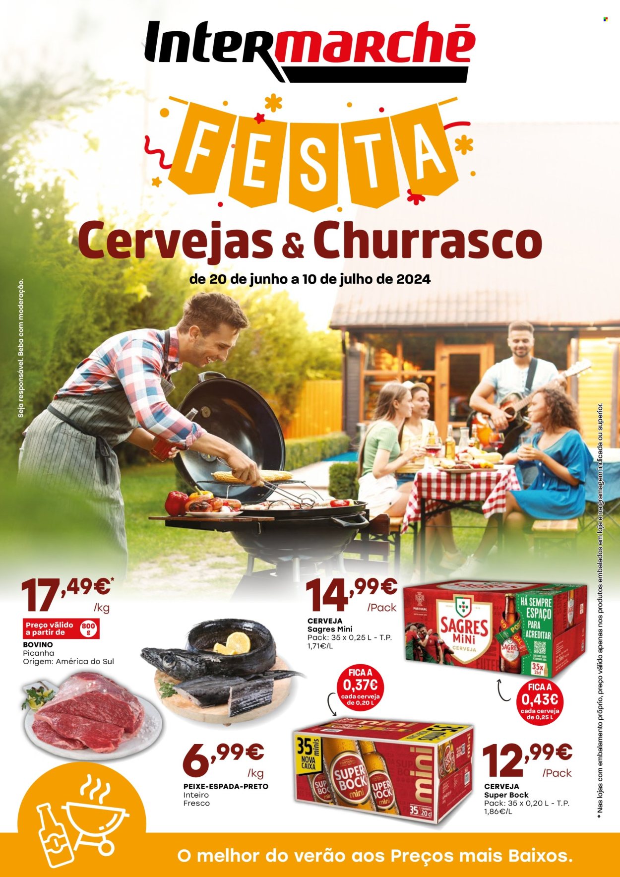 Folheto Intermarché - 20.6.2024 - 10.7.2024. Página 1