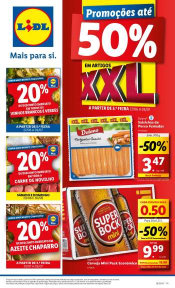 Folheto Lidl - 27.6.2024 - 3.7.2024.