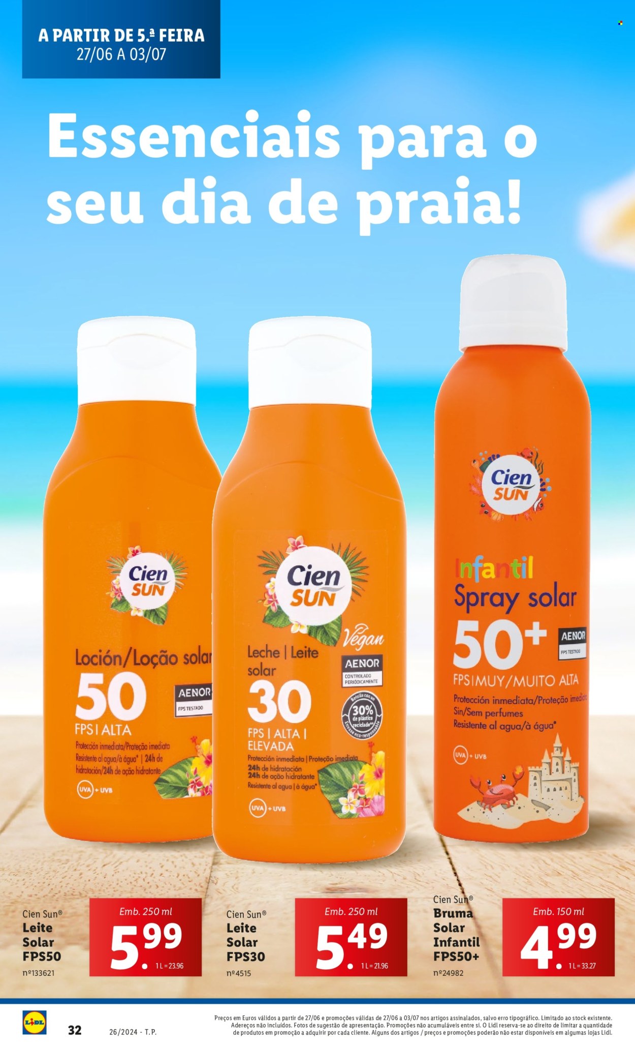Folheto Lidl - 27.6.2024 - 3.7.2024. Página 32