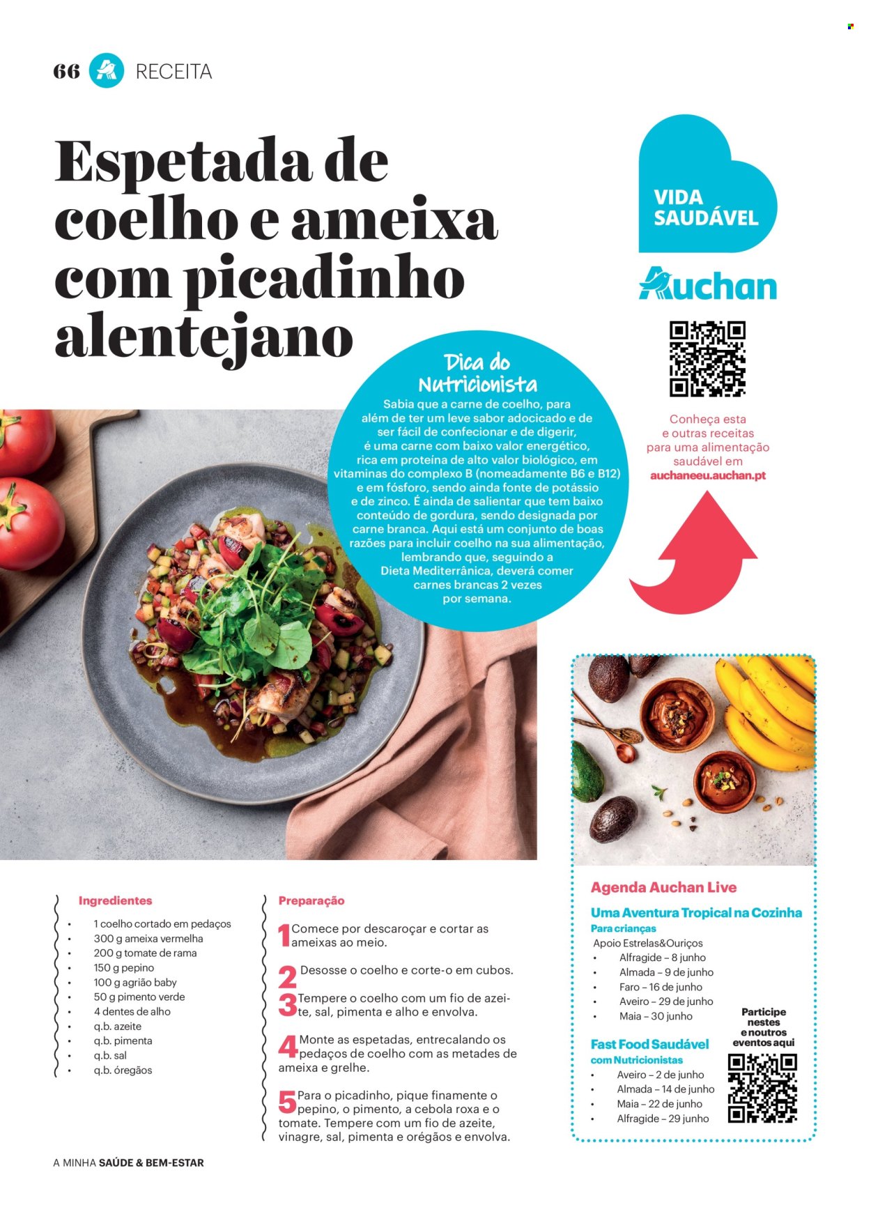 Folheto Auchan - 3.6.2024 - 3.7.2024. Página 66