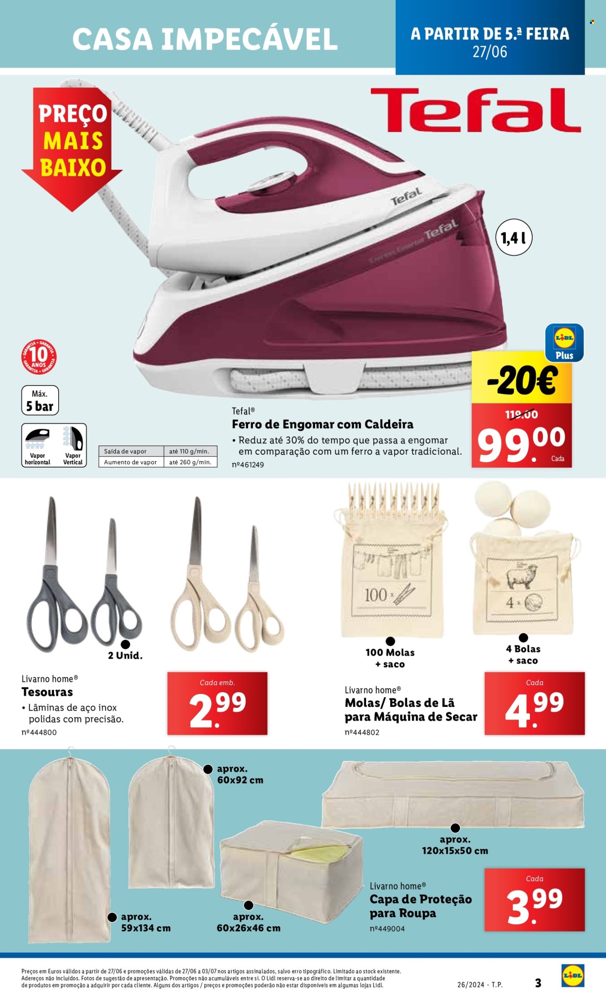 Folheto Lidl - 27.6.2024 - 3.7.2024. Página 3