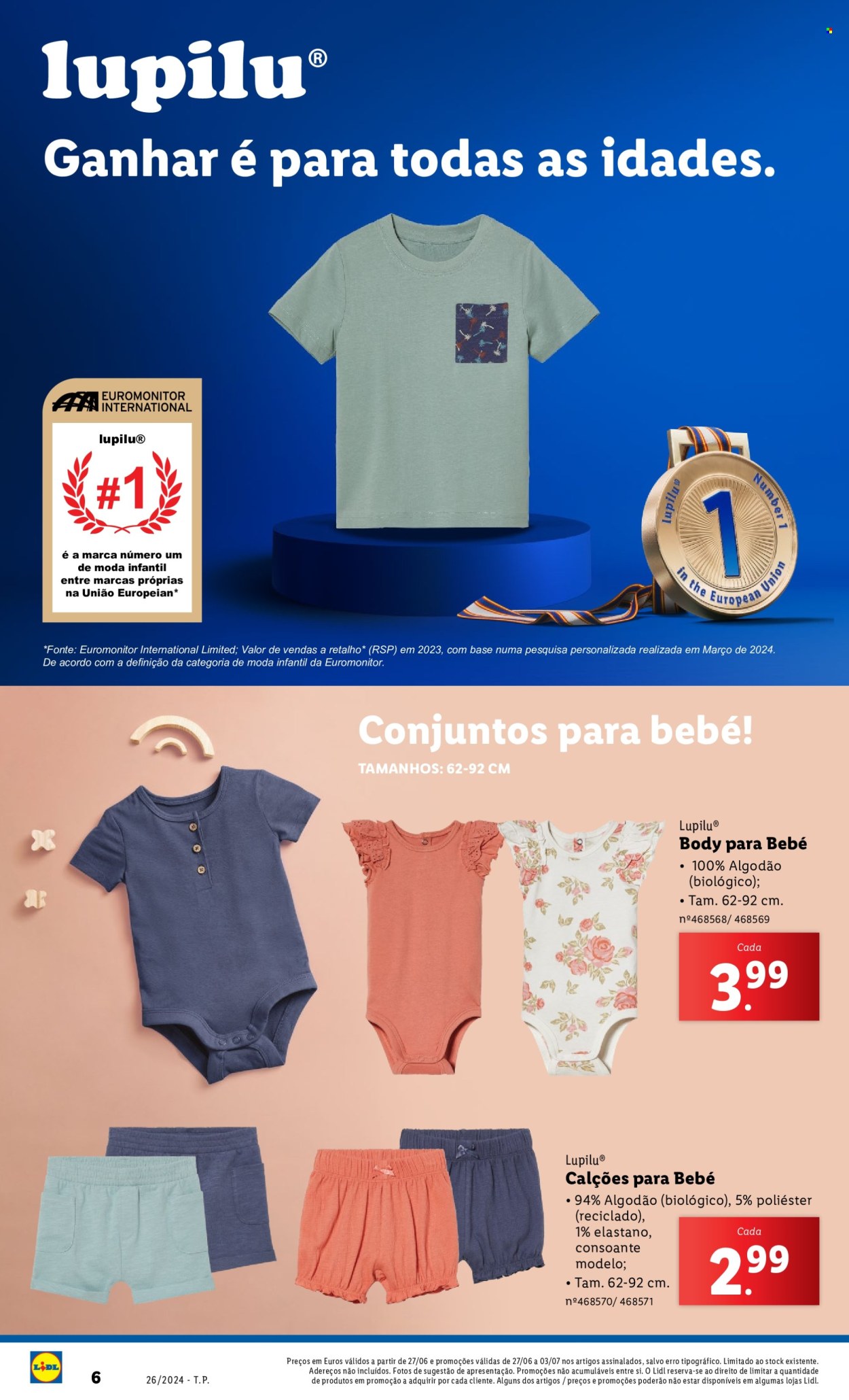 Folheto Lidl - 27.6.2024 - 3.7.2024. Página 6