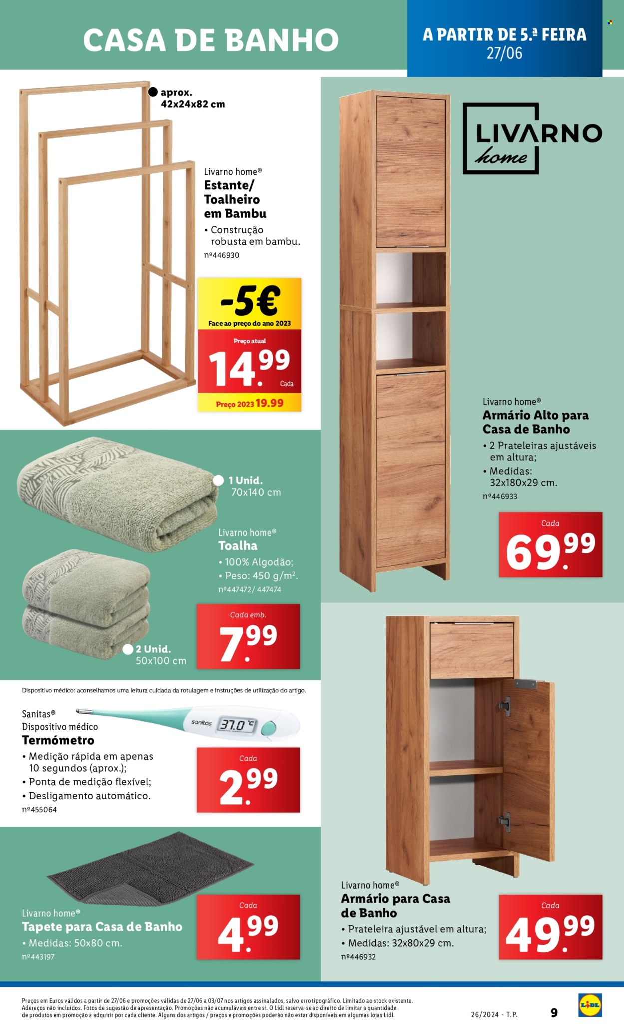 Folheto Lidl - 27.6.2024 - 3.7.2024. Página 9