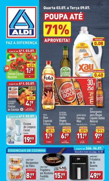 Folheto Aldi - 3.7.2024 - 9.7.2024.