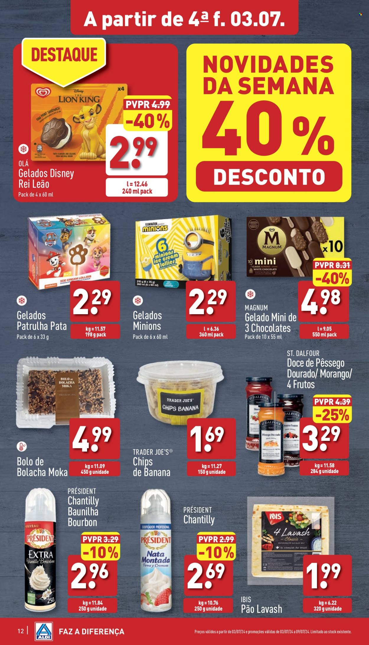 Folheto Aldi - 3.7.2024 - 9.7.2024. Página 12