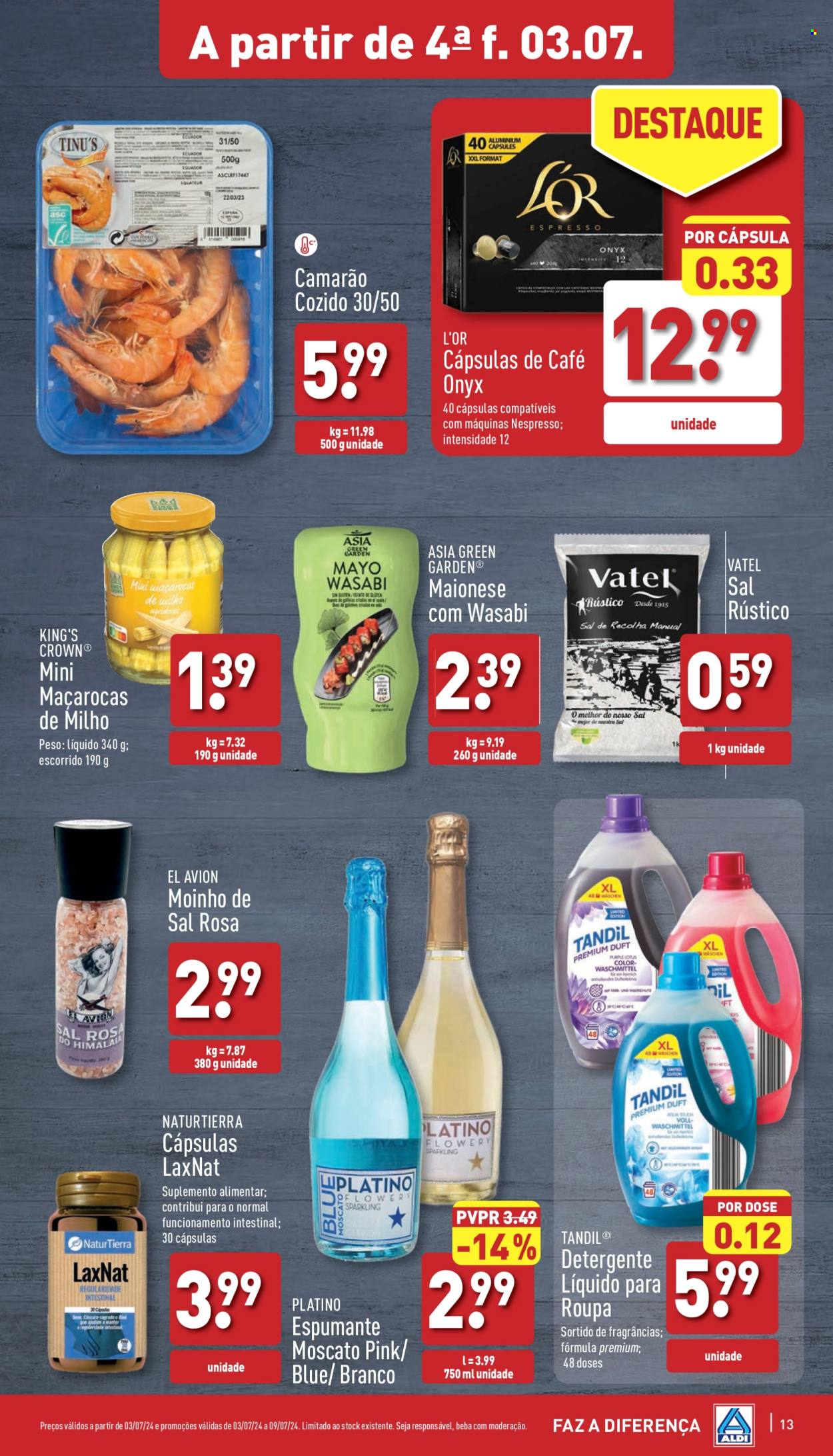 Folheto Aldi - 3.7.2024 - 9.7.2024. Página 13