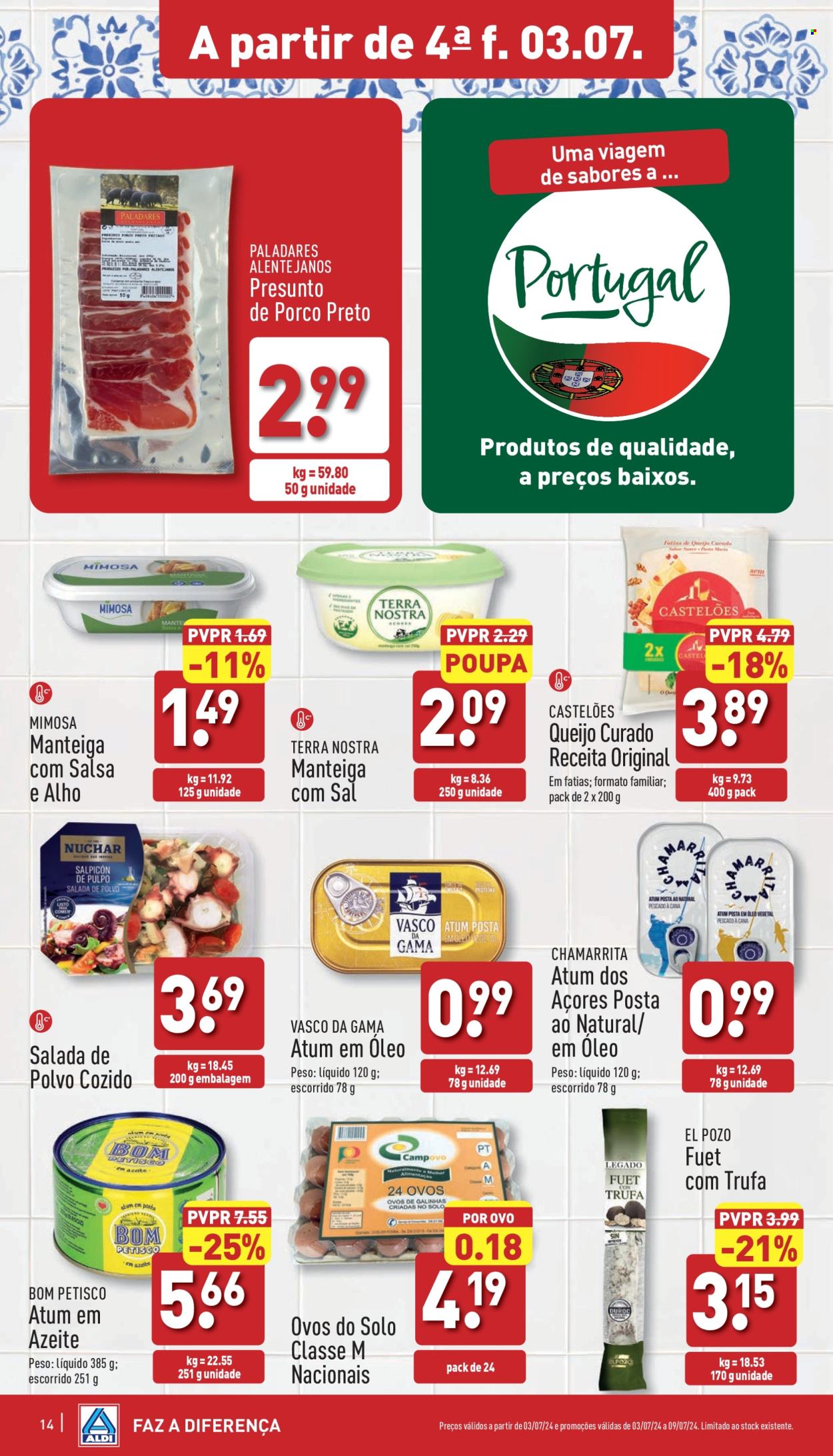 Folheto Aldi - 3.7.2024 - 9.7.2024. Página 14