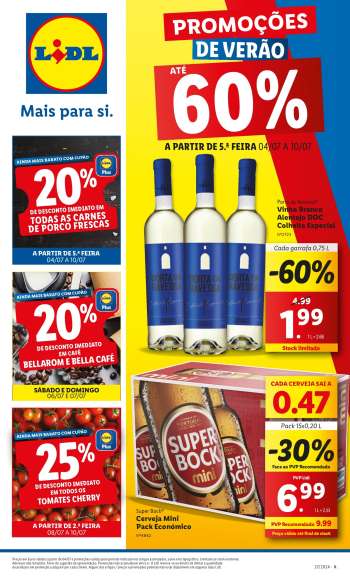 Folheto Lidl - 4.7.2024 - 10.7.2024.