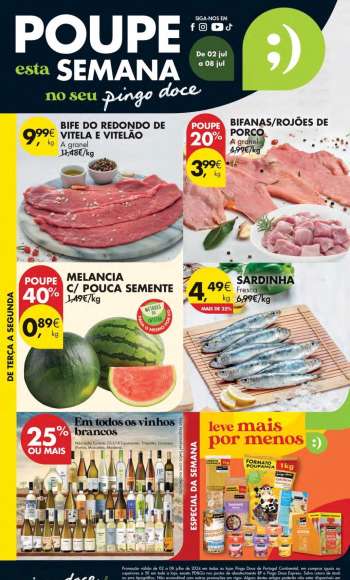 Folheto Pingo Doce - 2.7.2024 - 8.7.2024.