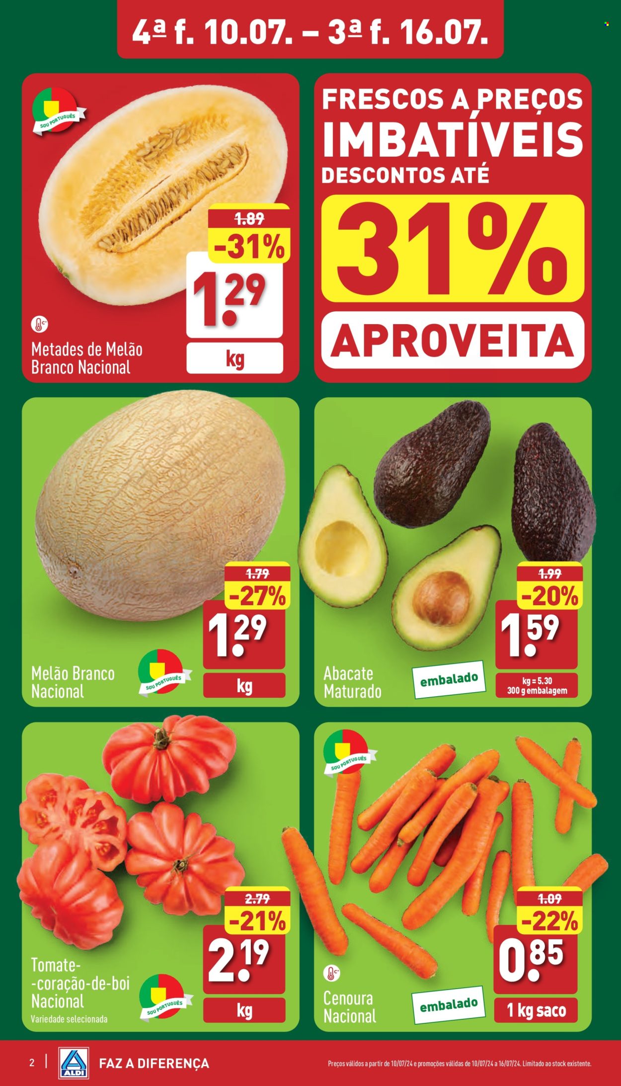 Folheto Aldi - 10.7.2024 - 16.7.2024. Página 2