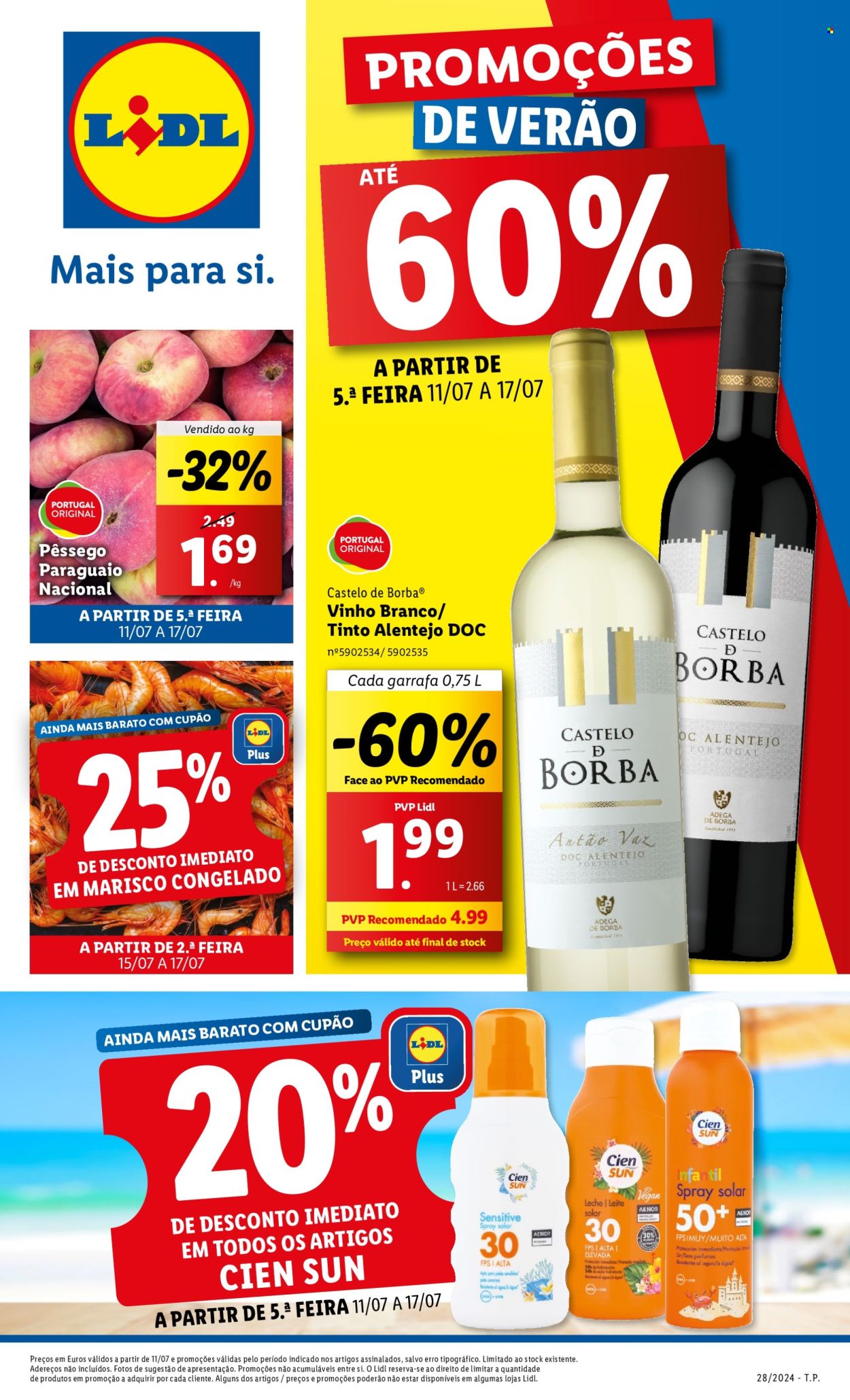 Folheto Lidl - 11.7.2024 - 17.7.2024. Página 1