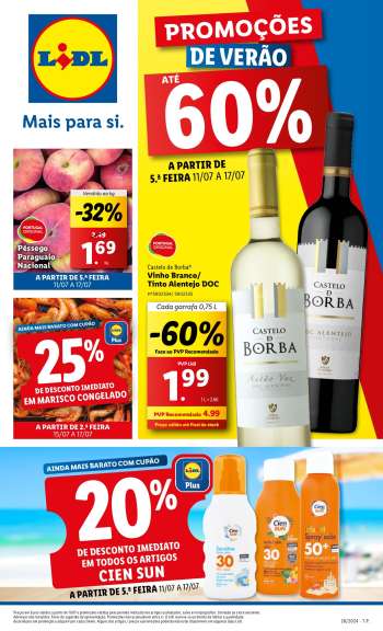 Folheto Lidl - 11.7.2024 - 17.7.2024.