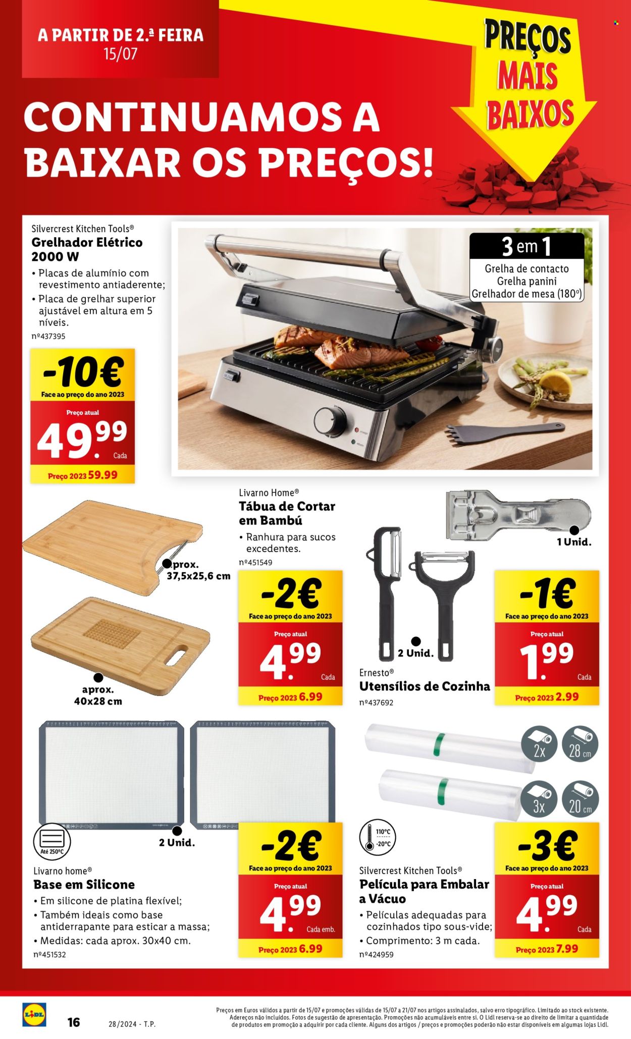 Folheto Lidl - 11.7.2024 - 17.7.2024. Página 16