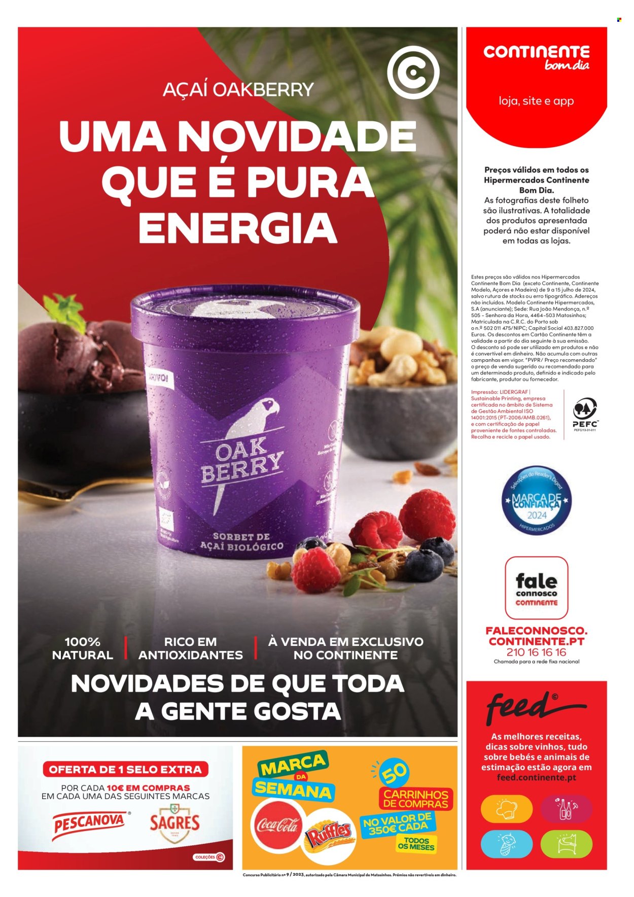 Folheto Continente Bom Dia - 9.7.2024 - 15.7.2024. Página 24