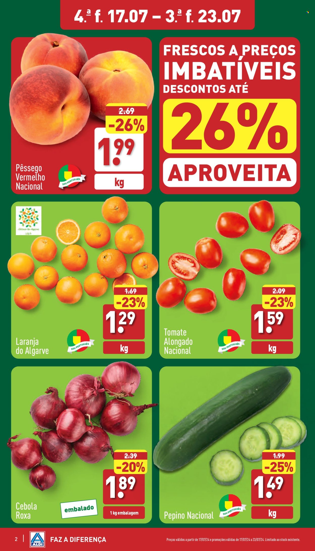 Folheto Aldi - 17.7.2024 - 23.7.2024. Página 2