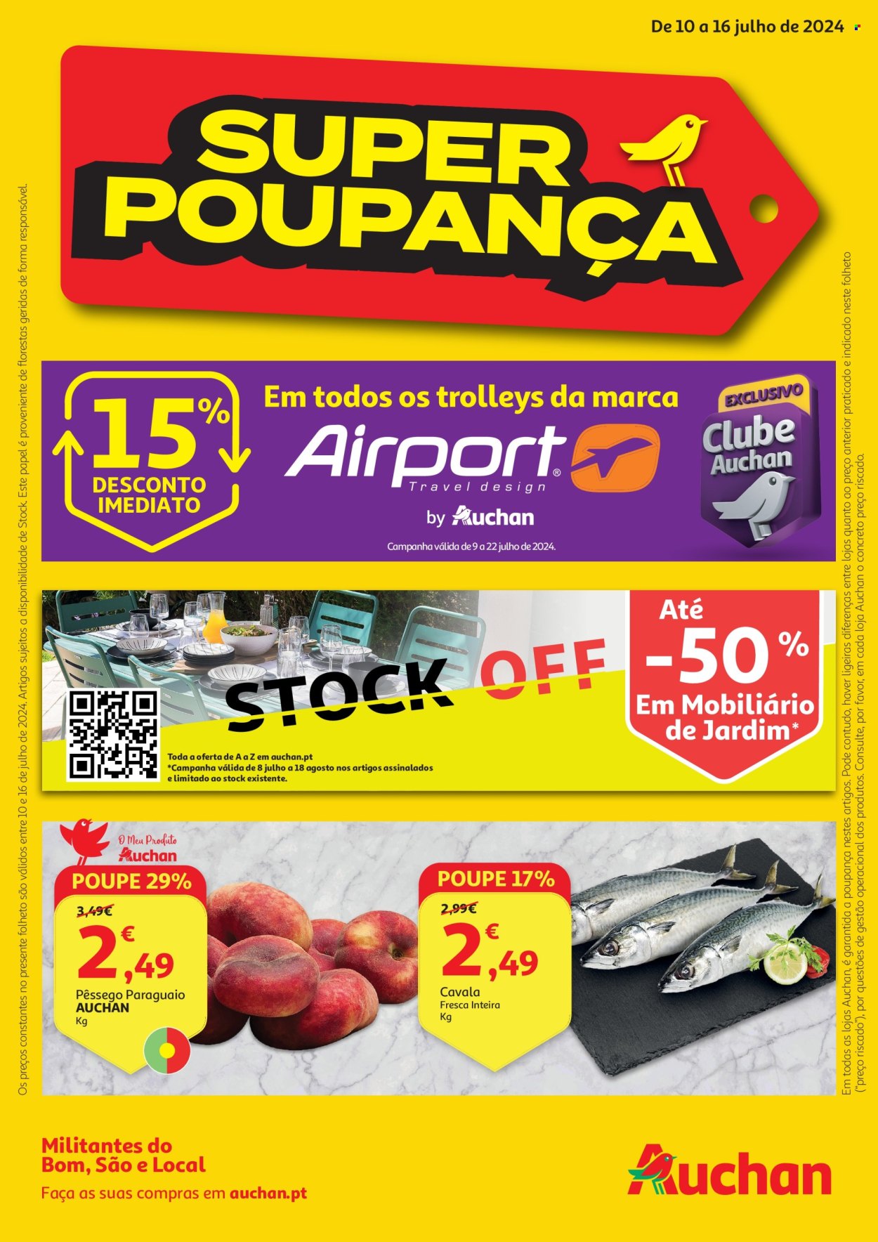 Folheto Auchan - 10.7.2024 - 16.7.2024. Página 1