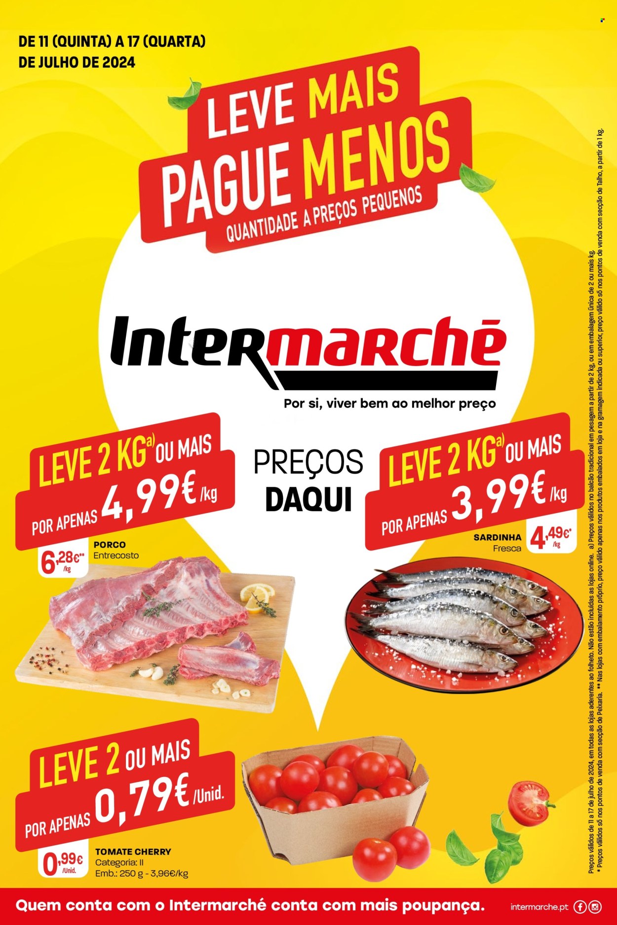 Folheto Intermarché - 11.7.2024 - 17.7.2024. Página 1